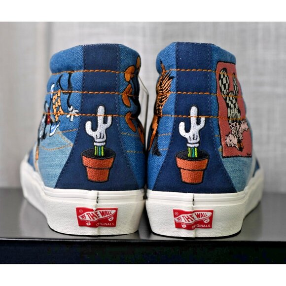 New! Size: 9 Men/10.5 Women | Disney x Taka Hayashi x Vans Sk8-Hi Mickey's 90th - Picture 13 of 16
